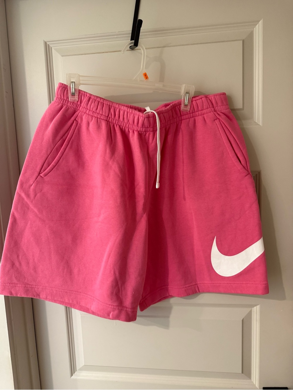 Nike Men’s Pink Logo Lounge Shorts